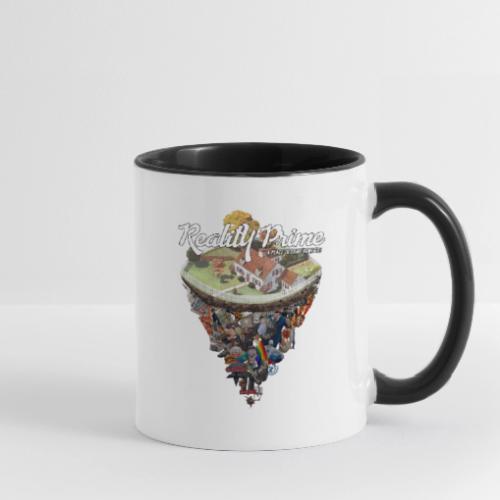 Reality Prime (On White, Back Facing) - Contrast Coffee Mug