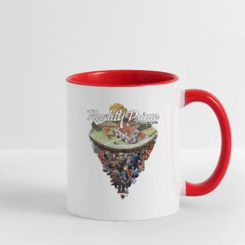 Reality Prime (On White, Back Facing) - Contrast Coffee Mug