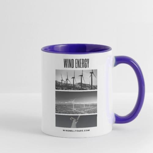Wind Farm Photo Collage - Contrast Coffee Mug