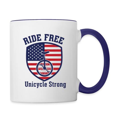 Ride Free Uni Strong - Contrast Coffee Mug