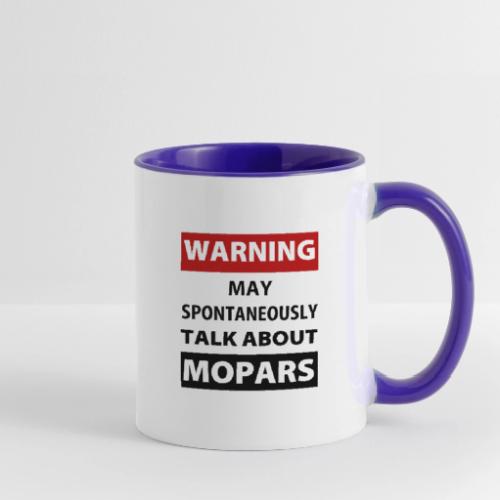 May spontaneously talk about mopars - Contrast Coffee Mug