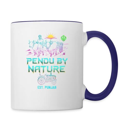 Pendu By Nature, Est. Punjab: Cyber Punk Style - Contrast Coffee Mug