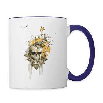 The Guardian - Contrast Coffee Mug - white/cobalt blue - Right