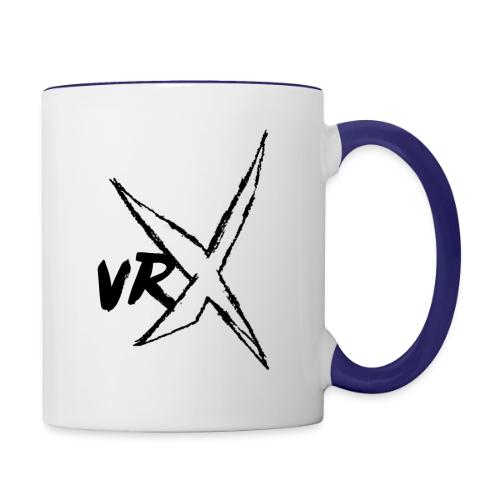 VRX logo BLACK - Contrast Coffee Mug