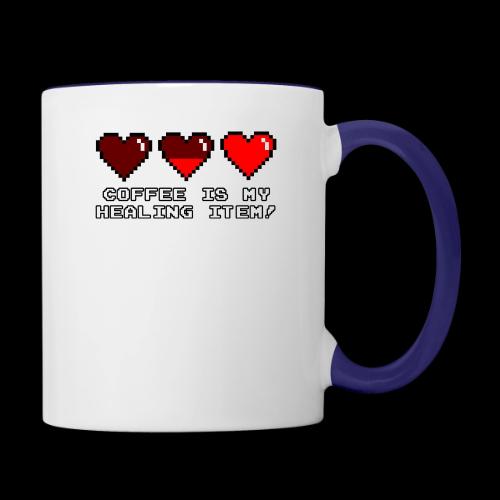 Coffee healing - Contrast Coffee Mug
