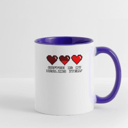 Coffee healing - Contrast Coffee Mug