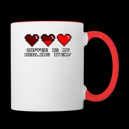 Coffee healing - Contrast Coffee Mug