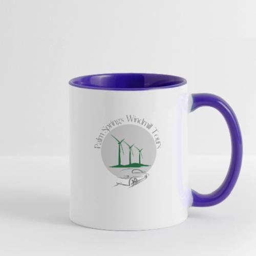 Palm Springs Windmill Car & Windmills - Contrast Coffee Mug