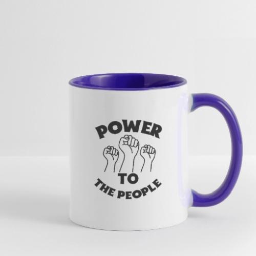 Power To The People - Contrast Coffee Mug