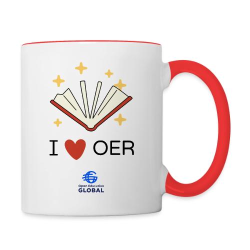 I love OER - Contrast Coffee Mug