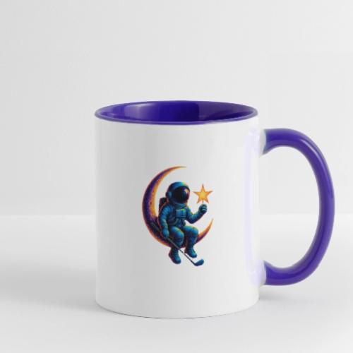 Unisex T-Shirt with Astronaut Design Premium - Contrast Coffee Mug