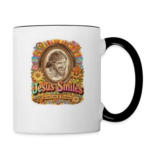 jesus-smile.com, Rare Portrait, Jesus the Healer. - Contrast Coffee Mug
