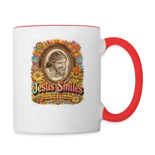 jesus-smile.com, Rare Portrait, Jesus the Healer. - Contrast Coffee Mug
