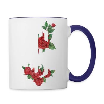Jefer Celmer Store - Contrast Coffee Mug - white/cobalt blue - Right