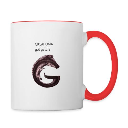 Oklahoma gator - Contrast Coffee Mug
