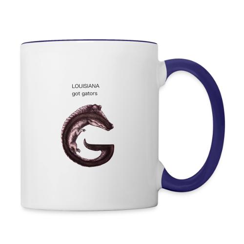 Louisiana gator - Contrast Coffee Mug