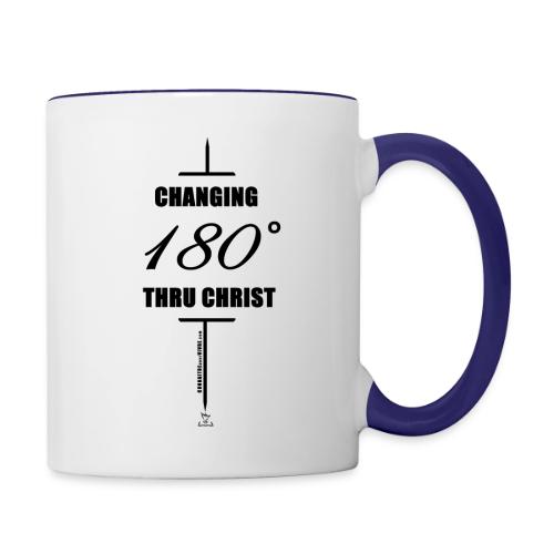 Changement à 180 degrés grâce au CHRIST - Tasse bicolore