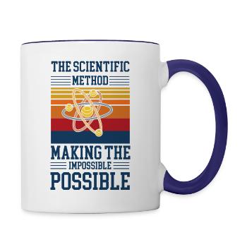 Science The Science Method - Contrast Coffee Mug - white/cobalt blue - Right