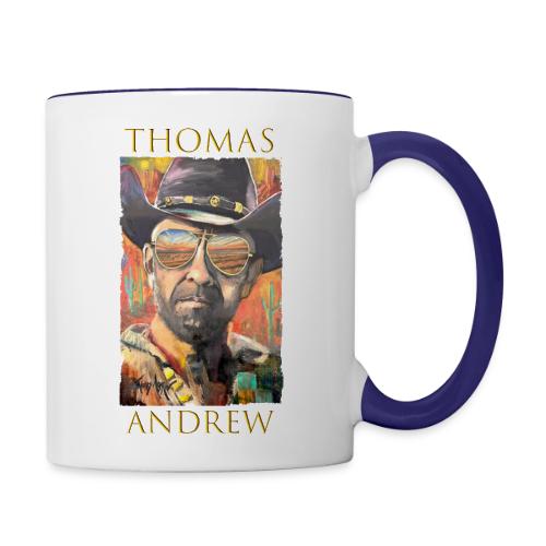 Ross Cowboy for T shirt PNG - Contrast Coffee Mug