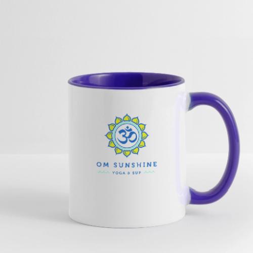 Om Sunshine Yoga transparent back original file - Contrast Coffee Mug