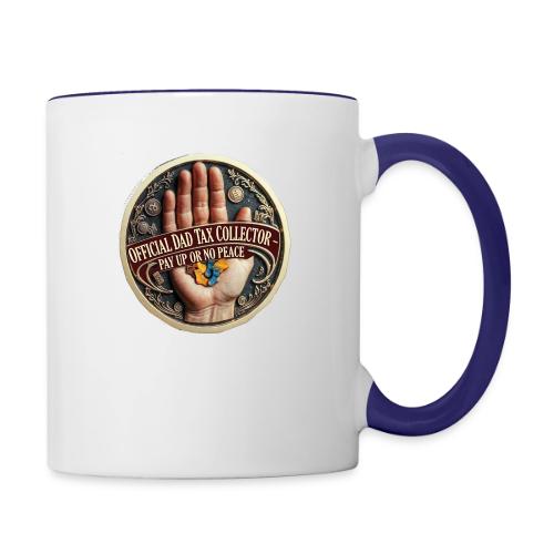 Dad Tax Collector Medallion T Shirt - Contrast Coffee Mug