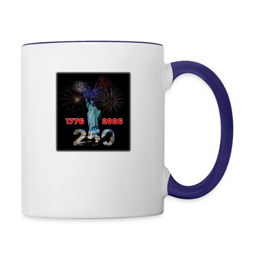 1776 - 2026 - 250 Years USA | Fireworks - Contrast Coffee Mug