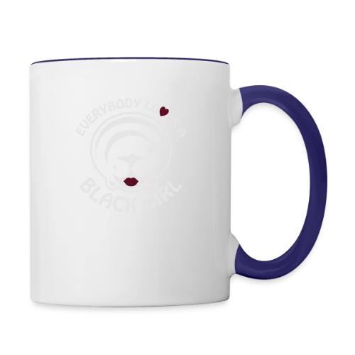 Everybody Loves A Black Girl - Version 1 Reverse - Contrast Coffee Mug
