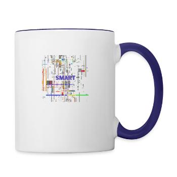 Smart - Contrast Coffee Mug - white/cobalt blue - Right