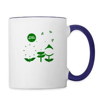 Christmas World - Contrast Coffee Mug - white/cobalt blue - Right