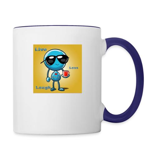 Live. Laugh. Love - Contrast Coffee Mug