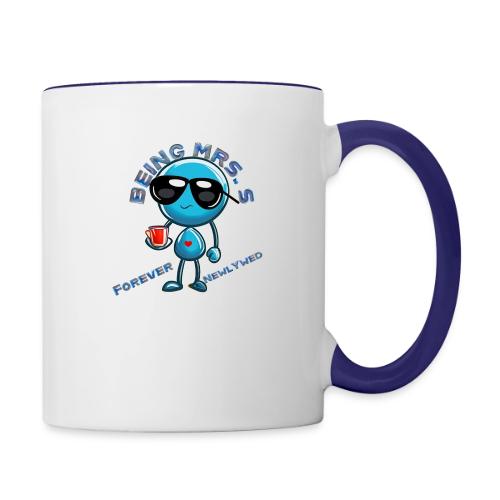 Being Mrs S Forever Newlywed - Contrast Coffee Mug