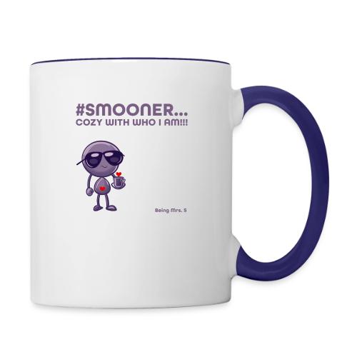 Smoon City_Cozy with who I am - Contrast Coffee Mug