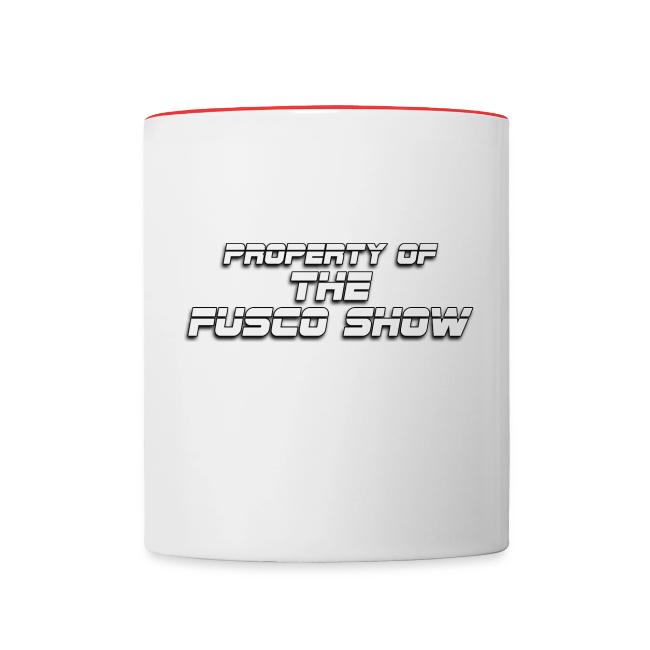 Producer Jay on Dartboard with Fusco Show back