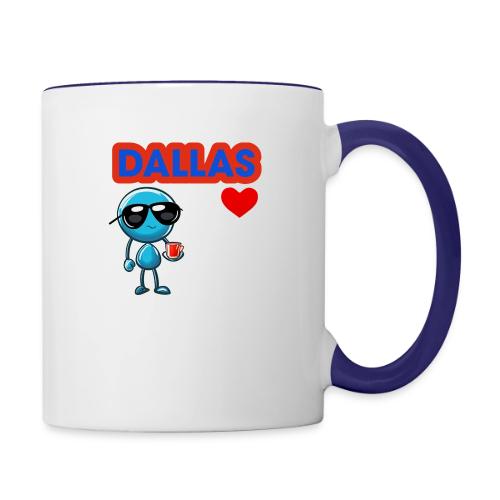 Smoon City_Dallas - Contrast Coffee Mug