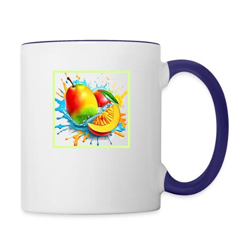 Tropical Mango Treat - Contrast Coffee Mug