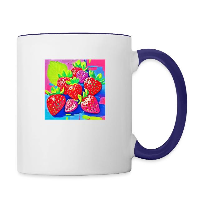 Pop Art Strawberries