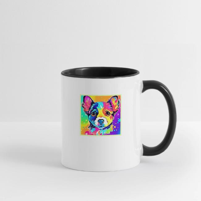 Vivid Puppy Vibes Art Design