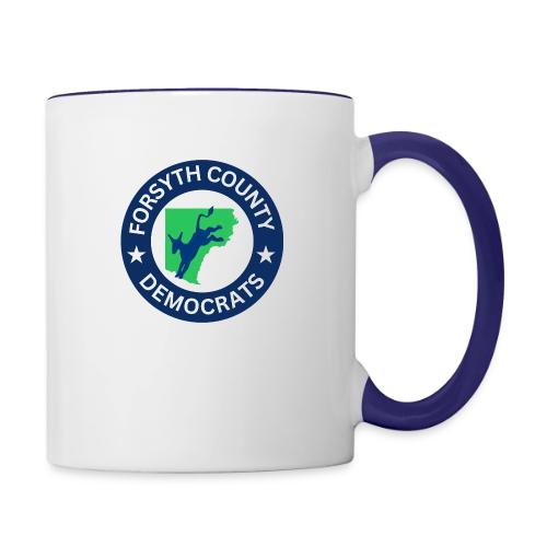 FoCoDems Logo - Contrast Coffee Mug