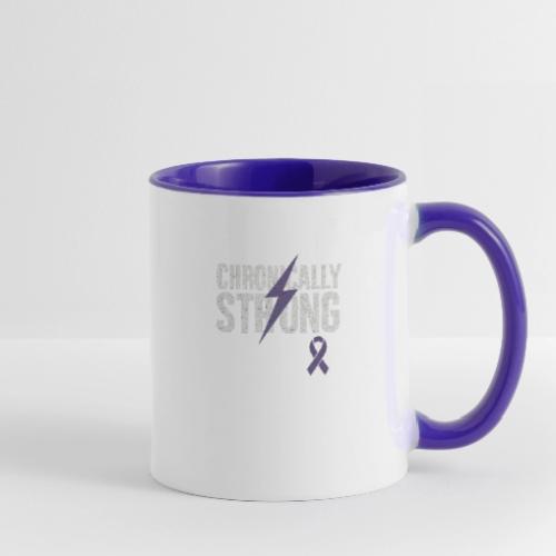 Chronically Strong - Contrast Coffee Mug