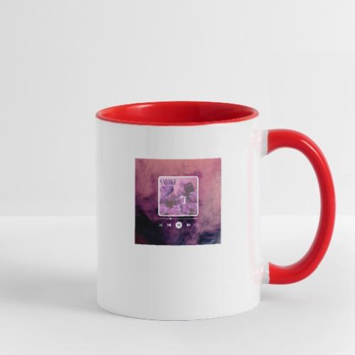 Blue White Basic Ocean Music Player Video Insta - Contrast Coffee Mug