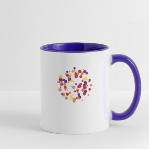 patrón de círculos abstractos - Contrast Coffee Mug
