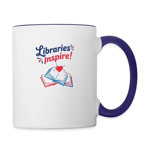 Libraries Inspire! - Contrast Coffee Mug