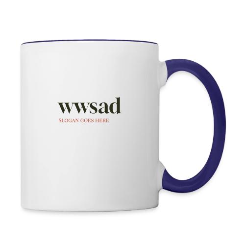 wwsad logo transparent - Contrast Coffee Mug