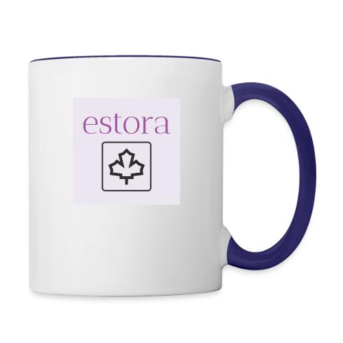 estora logo - Contrast Coffee Mug