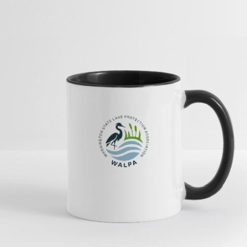 Circular Logo With Text No Background - Contrast Coffee Mug
