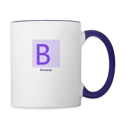 Bazaargo logo transparent - Contrast Coffee Mug