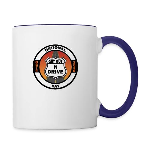 National Get Out N Drive Day 2026 - Contrast Coffee Mug