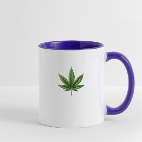 Cannabis Leaf - Contrast Coffee Mug