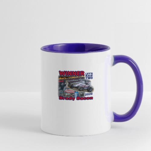 Brady Bacon #LetsRaceTwo Winner - Contrast Coffee Mug