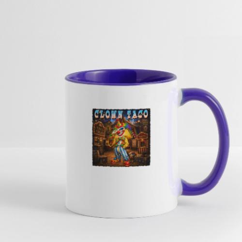 The Clown Taco Circus Humor Character - Contrast Coffee Mug